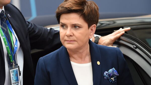 Poland's Prime minister Beata Szydło arrives for the second day of an EU - Summit at the EU headquarters in Brussels on June 29, 2016. - Sputnik International