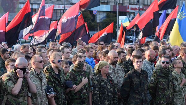 Right Sector public meeting in Kiev. File photo - Sputnik International