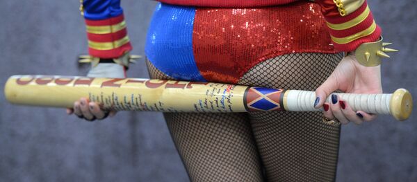 A participant of the third annual Comic Con Russia festival and interactive ativities exhibition IgroMir 2016 in Crocus Expo exhibition centre in Moscow A participant of the third annual Comic Con Russia festival and interactive ativities exhibition IgroMir 2016 in Crocus Expo exhibition centre in Moscow - Sputnik International