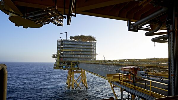 Denmark’s A.P. Moller-Maersk's oil rig in the North Sea named Halfdan (File) - Sputnik International