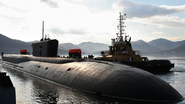 Vladimir Monomakh submarine returnd to its habitual Kamchatka base - Sputnik International