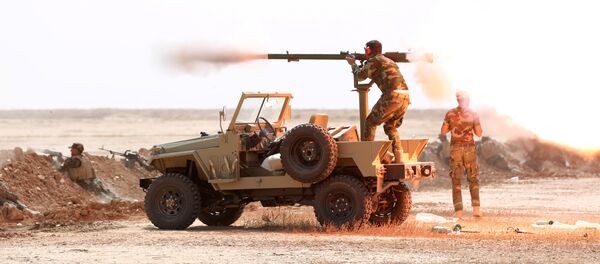 Members of the Shi'ite Badr Organisation undergo training before the upcoming battle to recapture Mosul in Diyala province, Iraq September 27, 2016 - Sputnik International