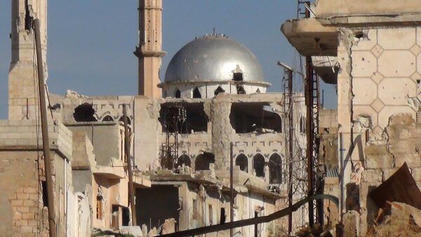 Destruction is seen in the Syrian city of Hama - Sputnik International
