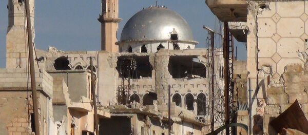 Destruction is seen in the Syrian city of Hama - Sputnik International