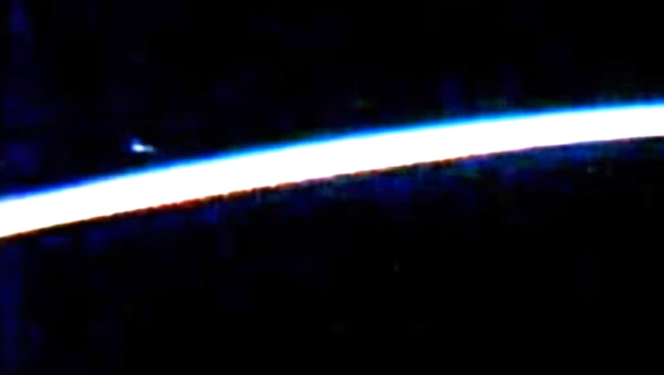 Sorry!  ‘UFO’ Seen in Live Space Station Video is Just Fluff – NASA - Sputnik International