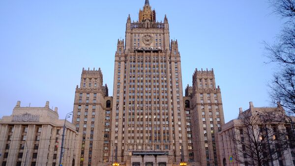 The Russian Ministry of Foreign Affairs on Smolenskaya-Sennaya Square in Moscow. - Sputnik International