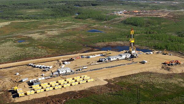 Well-battery site of the Vankorneft private company's Vankorsky oil deposit. - Sputnik International