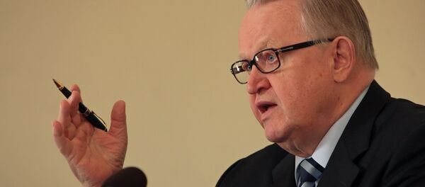 Former Finnish President Martti Ahtisaari - Sputnik International