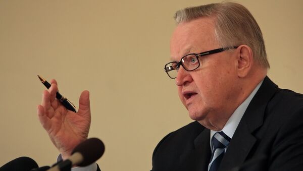 Former Finnish President Martti Ahtisaari - Sputnik International