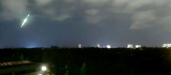 Plane Crash? Huge Fireball Sets Sky Above North America’s East Coast Ablaze - Sputnik International