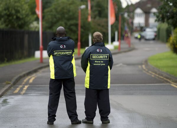 Private security guards G4S  - Sputnik International