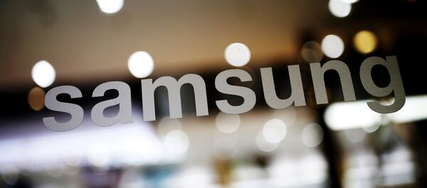 The logo of Samsung Electronic is seen at its headquarters in Seoul, South Korea, in this file photo taken on April 4, 2016.  - Sputnik International