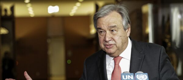 Antonio Guterres speaking at the UN headquarters in New York. (File) - Sputnik International