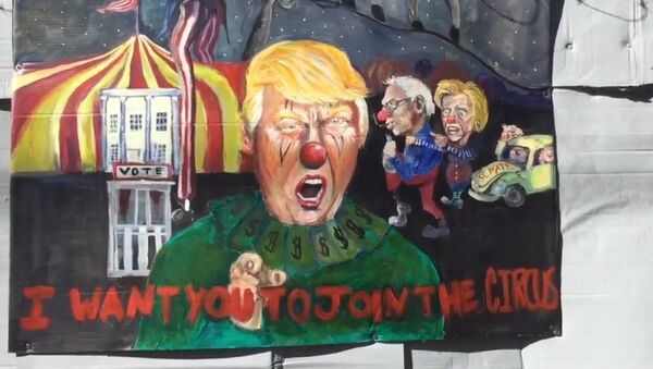 Man Builds Halloween ‘Trump Wall’ on His Lawn - Sputnik International