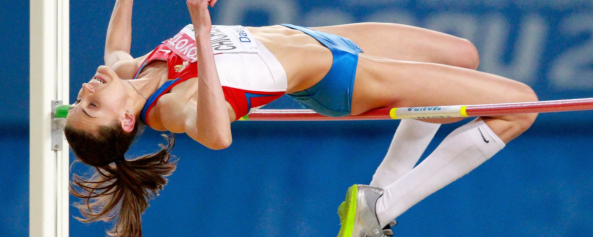 Russia's Anna Chicherova, gold winner in high-jump at the World Athletics Championship in Daegu, South Korea, takes part in the competition. (File) - Sputnik International, 1920, 23.07.2026