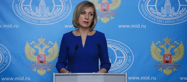 Russian Foreign Ministry Spokesperson Maria Zakharova at a briefing - Sputnik International