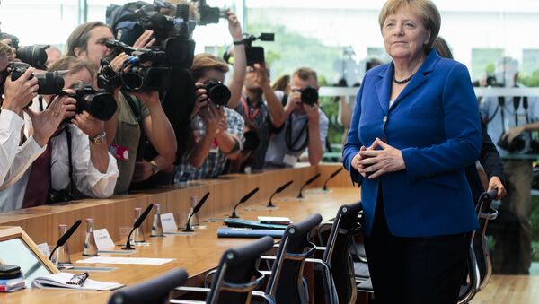 German Chancellor Angela Merkel (File) - Sputnik International