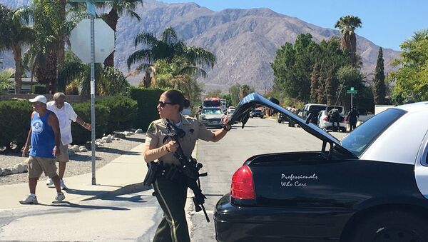 Palm Springs police officer responds to deadly shooting incident that left 2 cops dead - Sputnik International