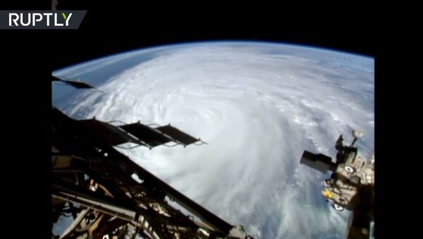 The view of Hurricane Matthew from aboard the ISS - Sputnik International
