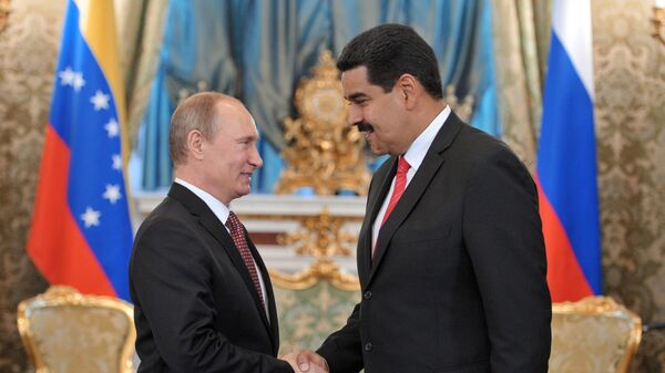 Russian President Vladimir Putin meets in the Kremlin with Nicolas Maduro - Sputnik International