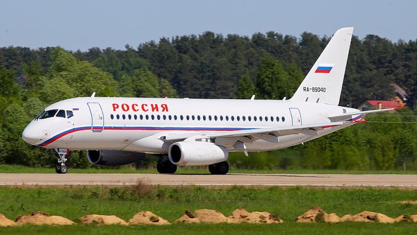 Russia Special Flight Unit Sukhoi Superjet 100-95 (RA-89040) - Sputnik International