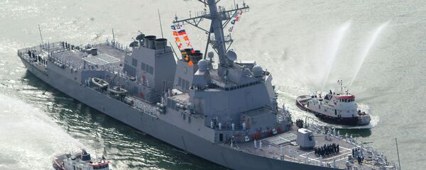 The USS Mason (DDG 87), a guided missile destroyer, file photo. - Sputnik International