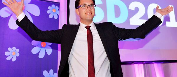 Sweden Democrats Party leader Jimmie Akesson in Stockholm, Sweden (File) - Sputnik International
