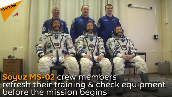 Ready for New Space Mission: Soyuz MS-02 Crew Training - Sputnik International