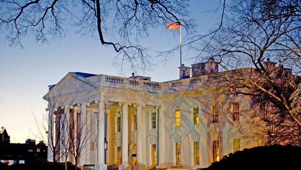 The day breaks behind the White House in Washington,DC - Sputnik International