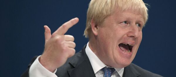 Britain's Foreign Secretary Boris Johnson speaks at the annual Conservative Party Conference in Birmingham, Britain, October 2, 2016. Britain's Foreign Secretary Boris Johnson speaks at the annual Conservative Party Conference in Birmingham, Britain, October 2, 2016. - Sputnik International