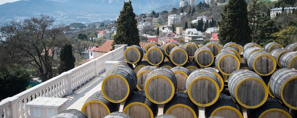 The Massandra wine-making factory in the Crimea - Sputnik International