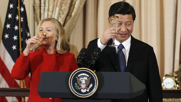 Chinese Vice President Xi Jinping proposes a toast  (File) - Sputnik International