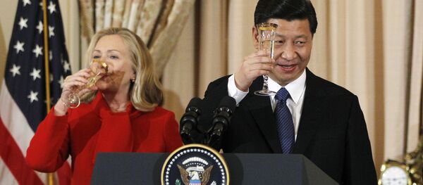 Chinese Vice President Xi Jinping proposes a toast  (File) - Sputnik International