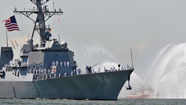 The USS Nitze, a Guided Missile Destroyer is pictured in New York Harbor, May 24, 2006 - Sputnik International