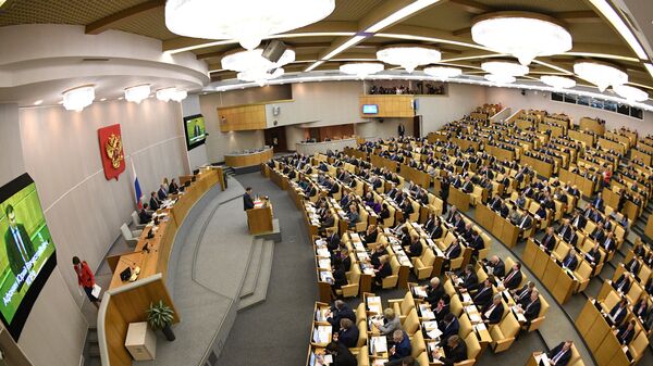 State Duma plenary meeting - Sputnik International