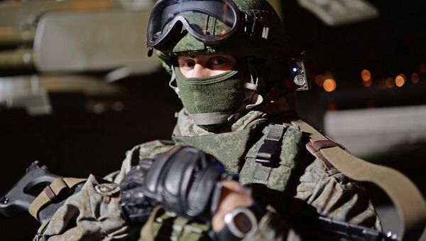 A soldier in the Ratnik gear at the Russian Army Festival in Moscow.file photo - Sputnik International