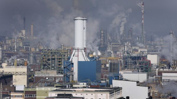 The chemical plant of BASF is seen in Ludwigshafen, Germany (File) - Sputnik International