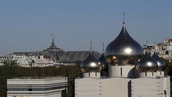 A view shows the Russian Orthodox Cathedral Sainte-Trinite and spiritual centre before its inauguration in Paris, France, October 4, 2016. - Sputnik International