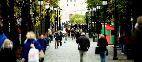 Central Oslo street scenes Central Oslo street scenes - Sputnik International