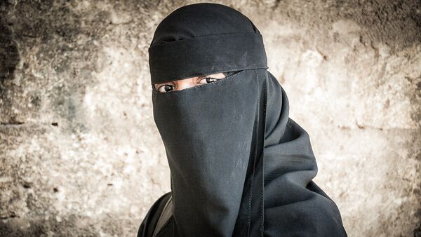 A girl in a burqa. (File) - Sputnik International