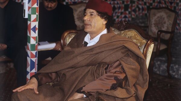 Muammar al-Gaddafi, leader of Libya accorded the honorifics Guide of the First of September Great Revolution of the Socialist People's Libyan Arab Jamahiriya. (File) - Sputnik International