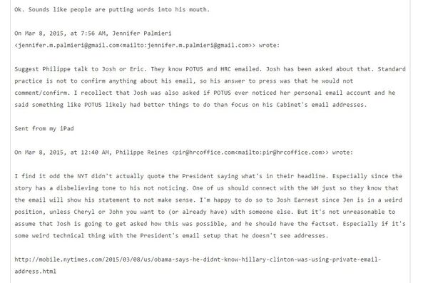 One of the 'Podesta Emails' released by Wikileaks  - Sputnik International