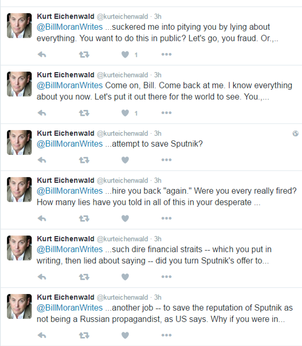 Eichenwald tweets 2 Eichenwald tweets 2 - Sputnik International