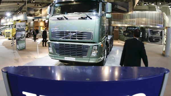 FH16 truck of Swedish company Volvo - Sputnik International
