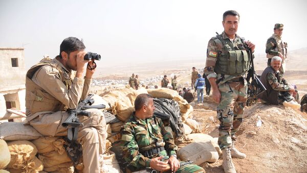 Peshmerga forces near Mosul, Iraq - Sputnik International