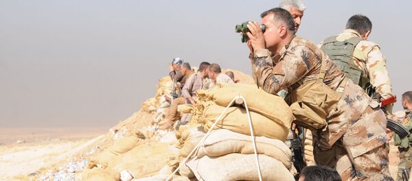 Peshmerga forces near Mosul, Iraq - Sputnik International