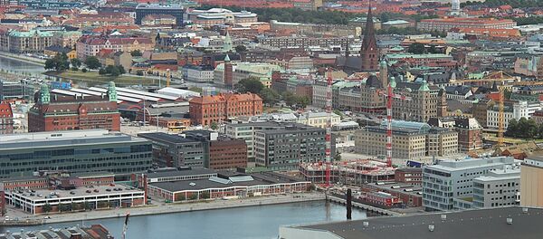 The view over Malmö and Västra hamnen from Turning Torsos 54 floor. The view over Malmö and Västra hamnen from Turning Torsos 54 floor. - Sputnik International