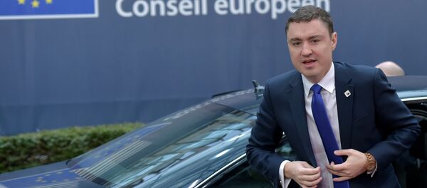 Estonia's Prime Minister Taavi Roivas arrives at the EU summit in Brussels, Belgium, October 21, 2016. Estonia's Prime Minister Taavi Roivas arrives at the EU summit in Brussels, Belgium, October 21, 2016. - Sputnik International
