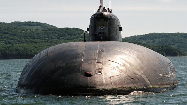 A nuclear-powered strategic missile submarine at sea - Sputnik International