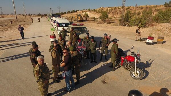 Humanitarian corridor in northern Aleppo - Sputnik International